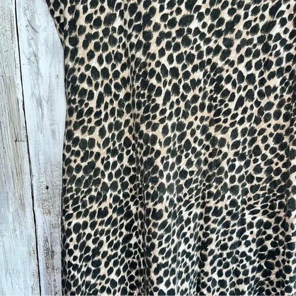 J. Crew Cheetah Print Sleevless Midi Dress - Picture 8 of 9